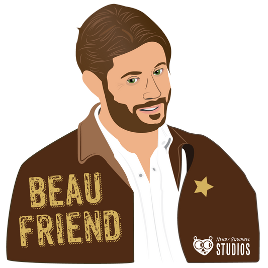Jensen Ackles Beau-friend Sticker/Magnet