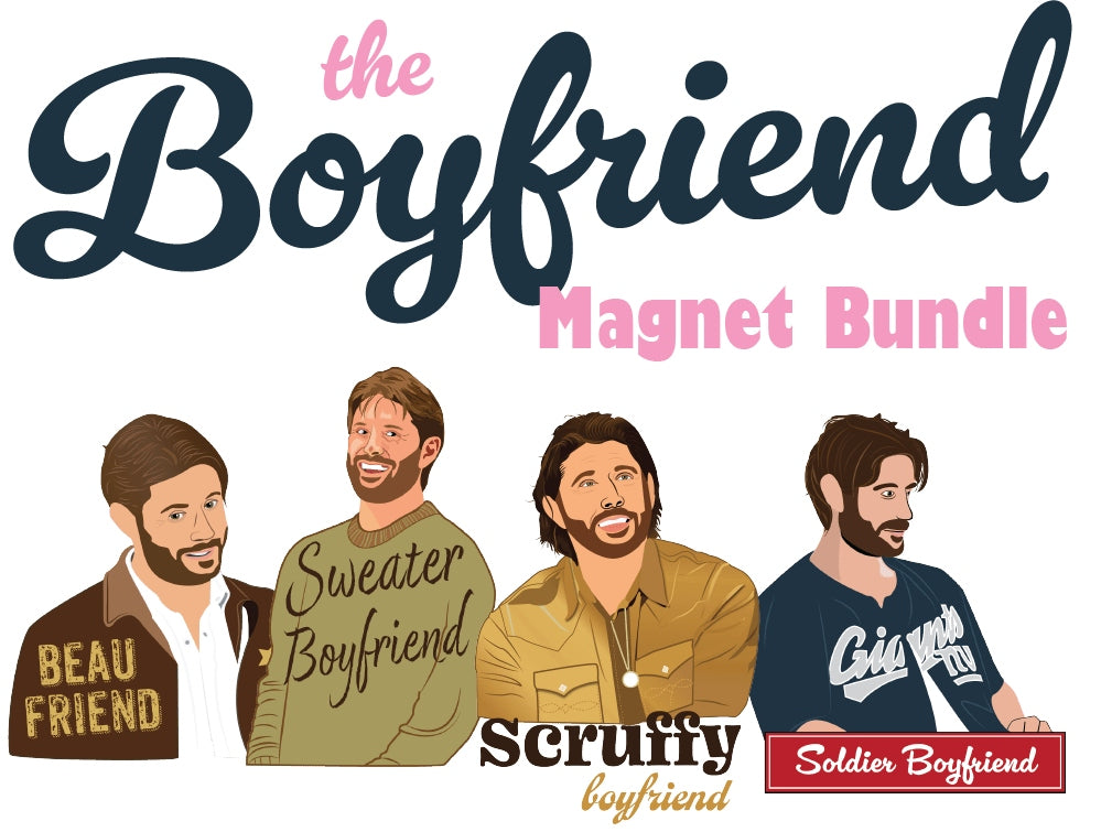 Jensen Ackles Characters Cute Boyfriend Sticker/Magnet Pack