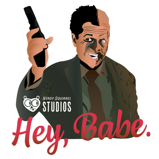 Gotham Knights Two Face Misha Collins Sticker "Hey Babe"