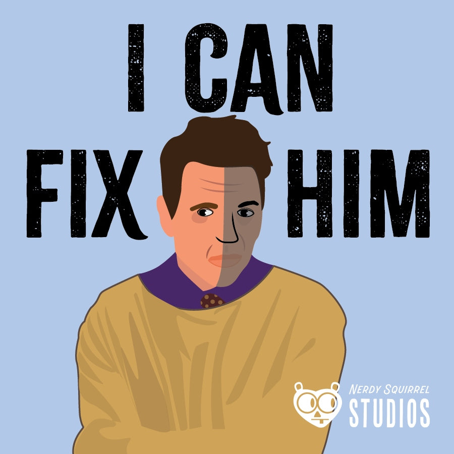 Gotham Knights Two Face Sticker/Magnet "I Can Fix Him"