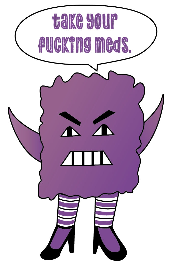 Self-Care Monster Stickers - Individual