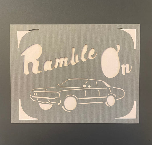 Supernatural Greeting Card - "Ramble On" Baby Impala