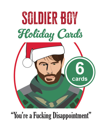 Soldier Boy Holiday Card Pack of 6