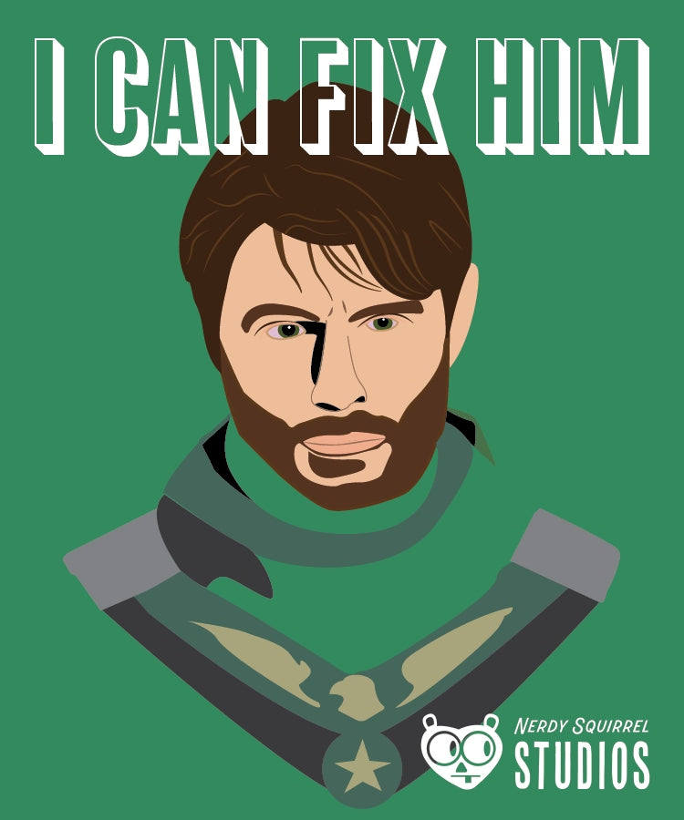 The Boys Soldier Boy Funny Sticker/Magnet "I Can Fix Him"