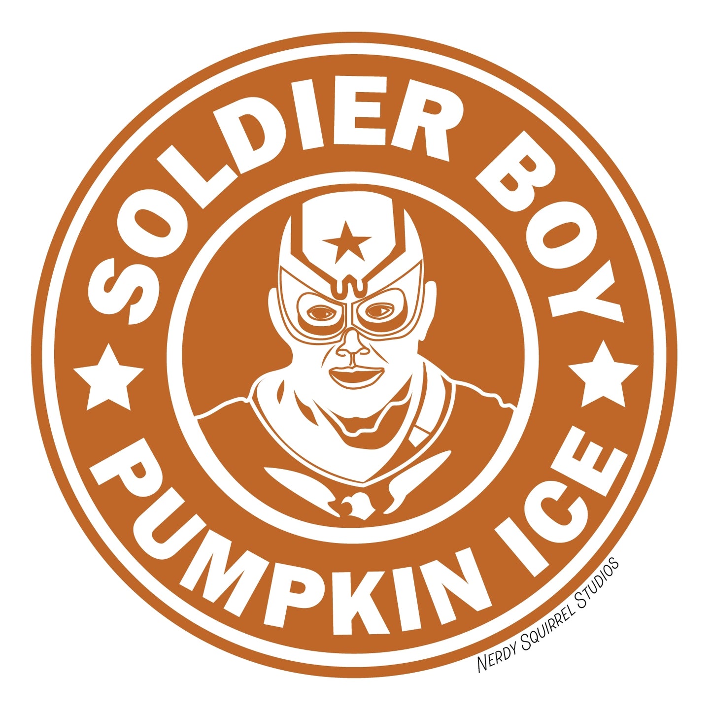 Soldier Boy "Ice Cold" Coffee Sticker