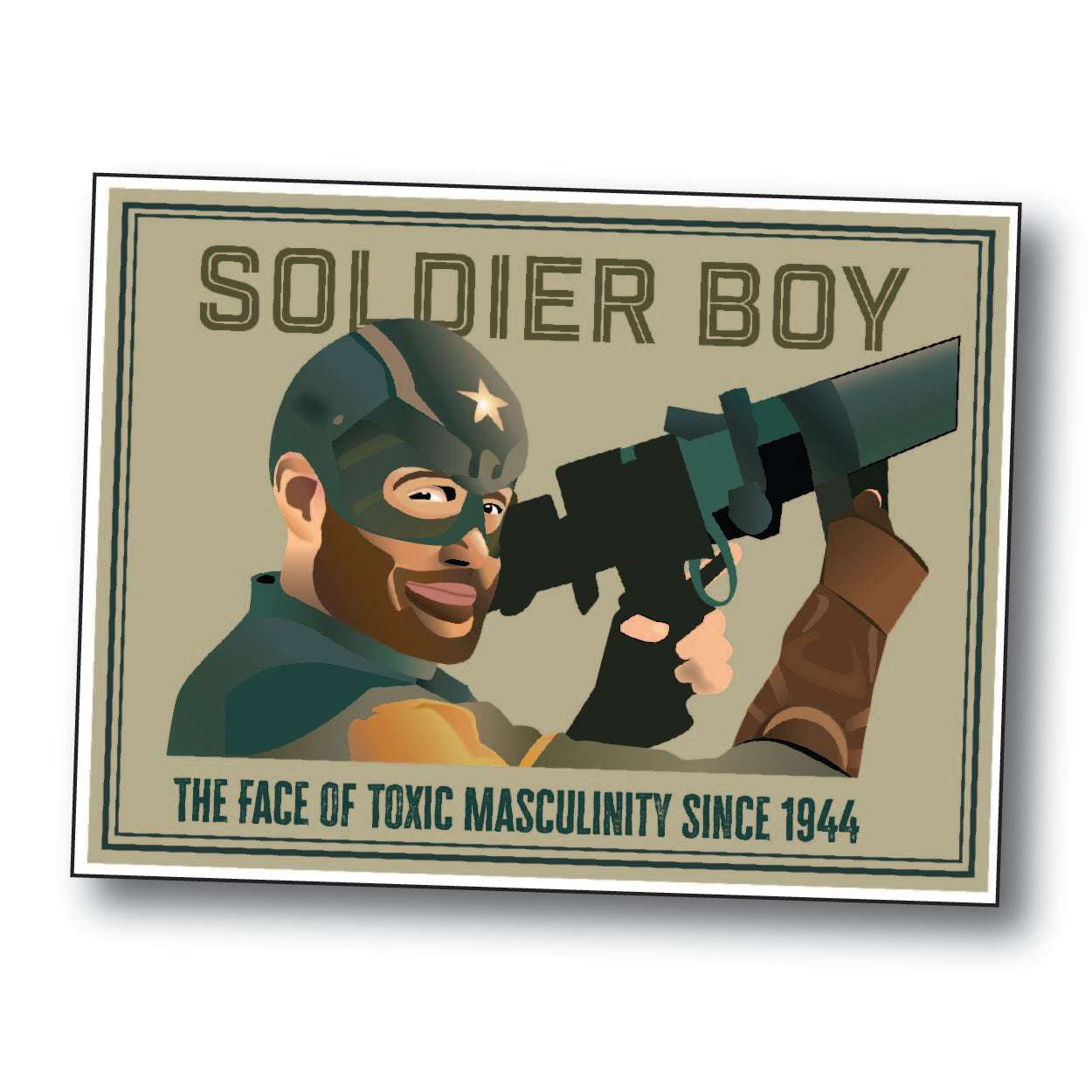 Soldier Boy Funny Sticker Collection: Perfect for Fans of The Boys!