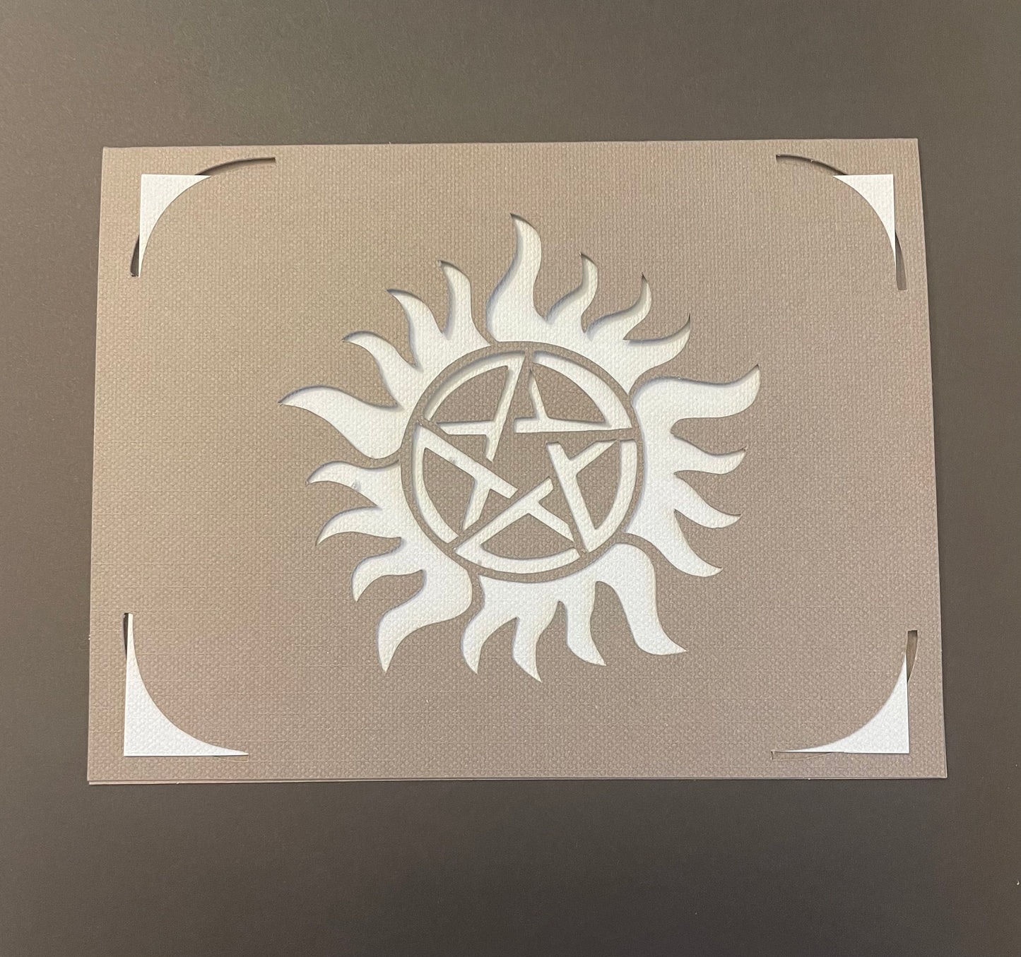 Supernatural Greeting Card - Anti-Possession Tattoo Symbol