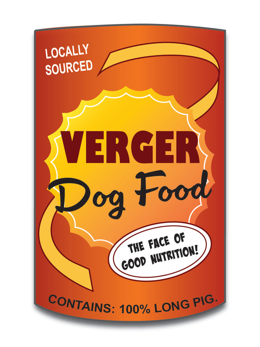 Hannibal Verger Dog Food Sticker/Magnet
