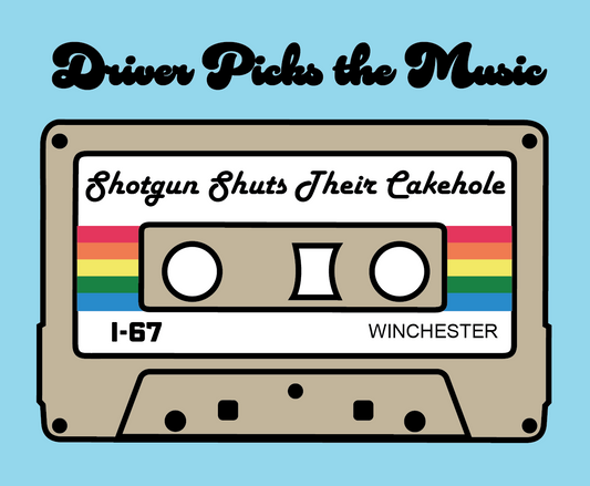 "Driver Picks the Music" Sticker